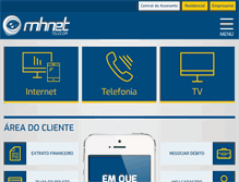 Tablet Screenshot of mhnet.com.br